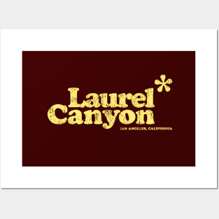 Laurel Canyon Jasmine Flower 1970's - sunshine yellow print Posters and Art